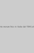 Copertina dell'audiolibro Il movimento monarchico in Italia dal 1946 al 1954 di DE NAPOLI, Domenico